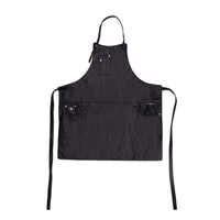 Dutchdeluxes - Luxe - Barbecue - BBQ - Keukenschort - Horecaschort - Volnerf - 5 zakken - Zwart