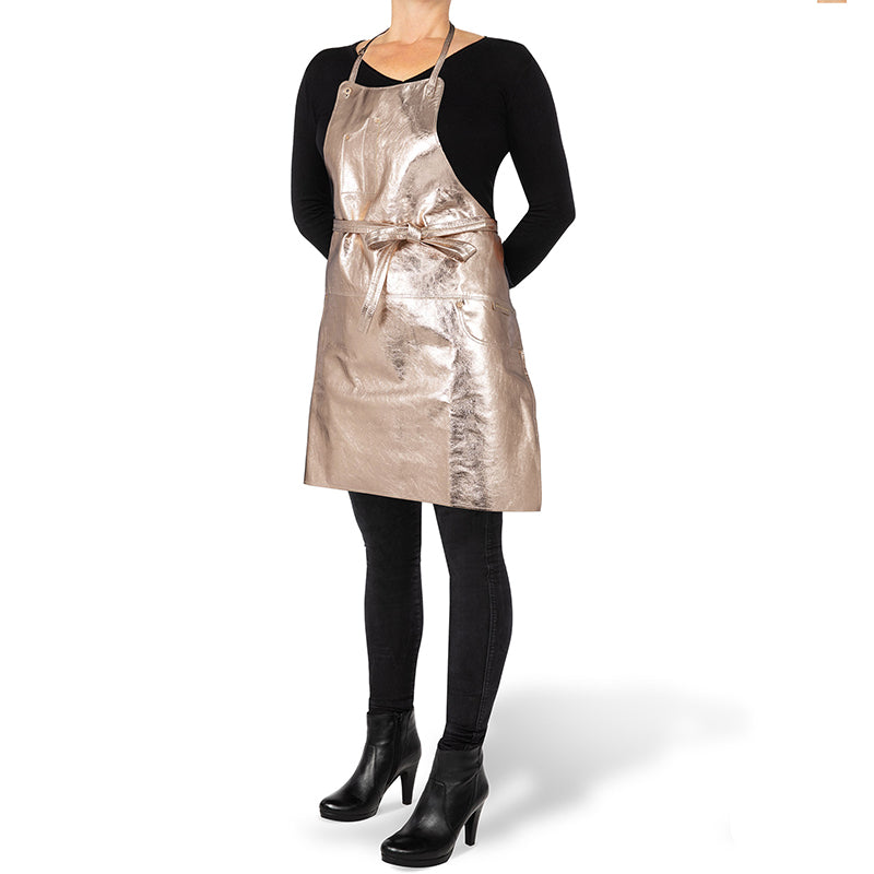 Dutchdeluxes  - Luxe - Keukenschort - One site - Goudkleurig