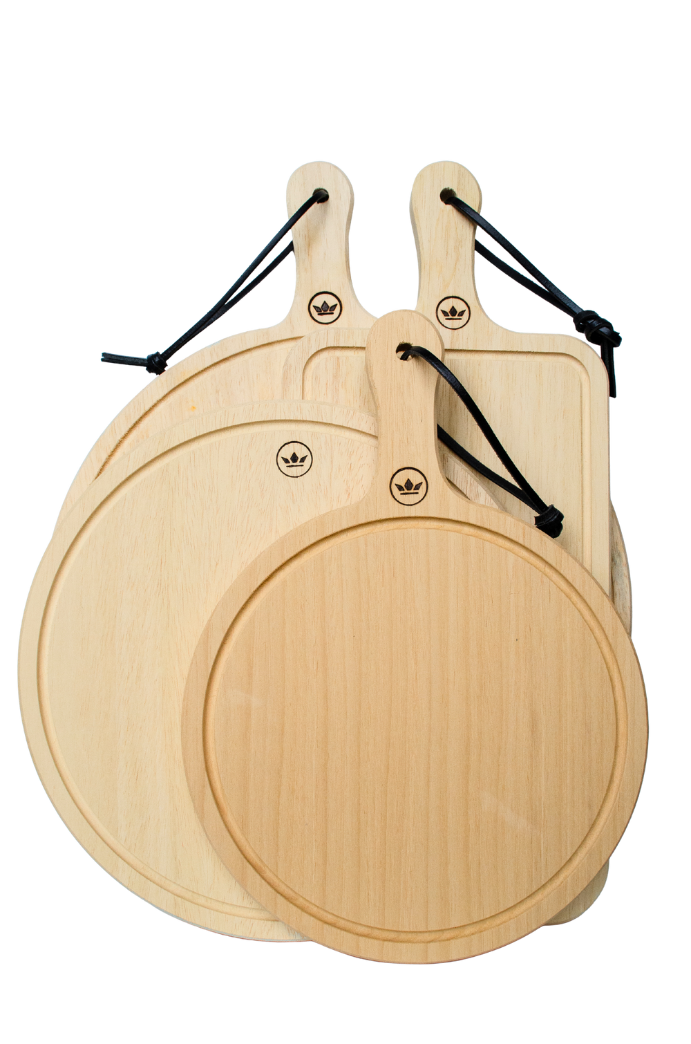 HORECA Spülmaschinenfestes Schneide- und Präsentationsbrett aus 100 % Holz – Rechteckig – Mit Griff