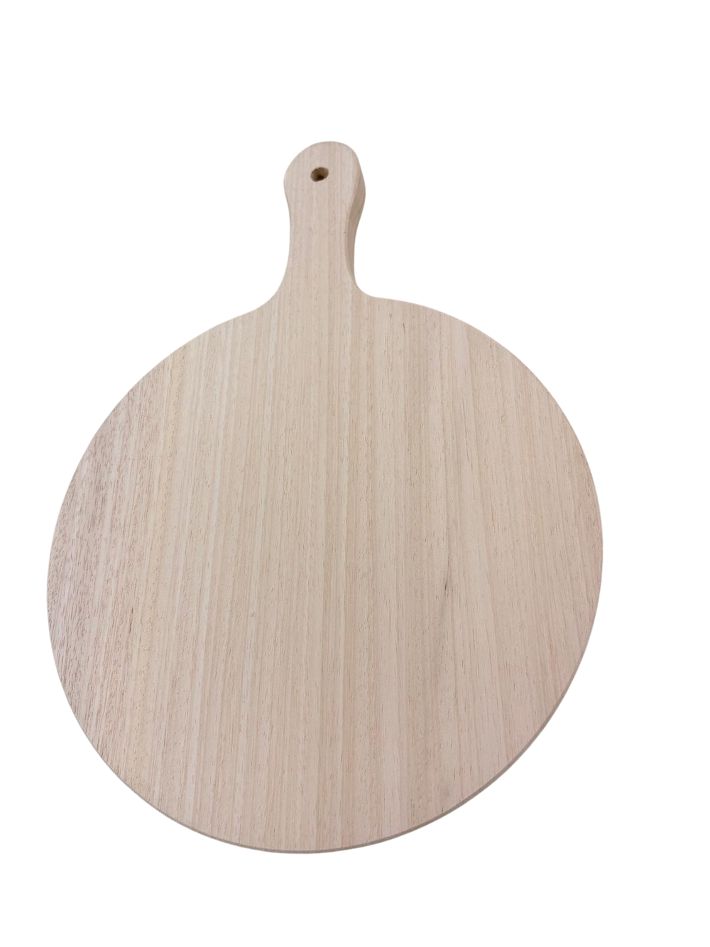 HORECA Dishwasher safe Solid wooden cutting and presentation board - Small Round - With Handle