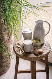 Dutchdeluxes – Groß – Keramik – Handgefertigt – Luxus-Teetasse – Kaffeetasse – Becher – Weiß