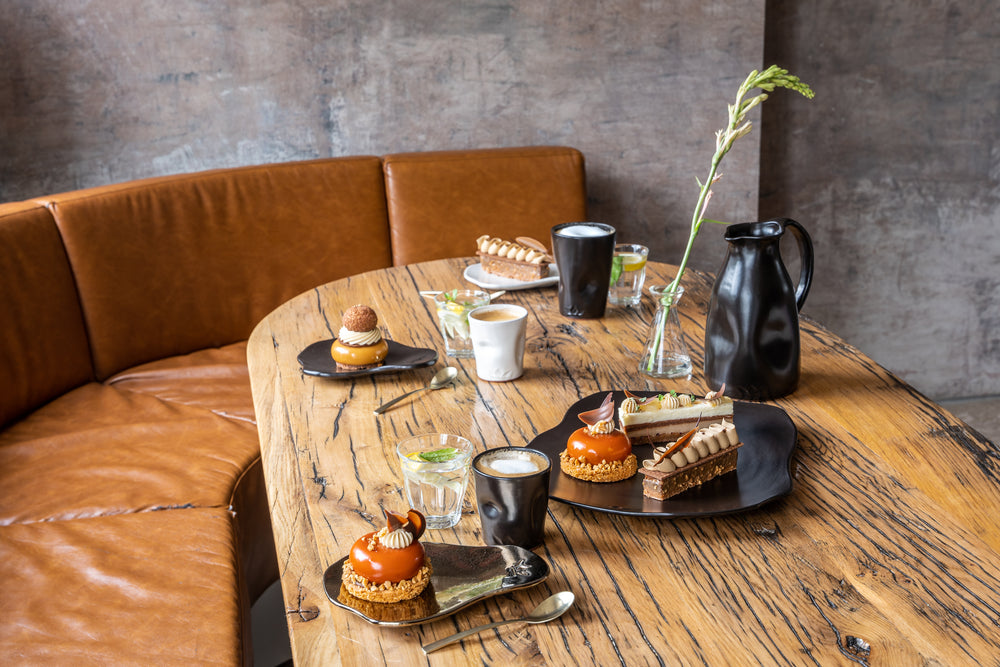 Dutchdeluxes - Luxe - Gehard aardewerk - Mok - Theekop - Koffiekop - Goud-platimum
