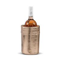Dutchdeluxes - Luxe - Volnerf leer - Wijnkoeler - 18,5 x 12 cm - Anti-slip - Pearly rose