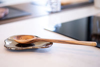 Dutchdeluxes - Appetizer Plate - Spoon rest - 1 Piece - Platinum