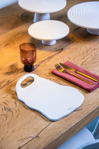 Dutchdeluxes - Luxe - Keramiek - Hittebestendig - Bord Ted - Slijtvast - Wit