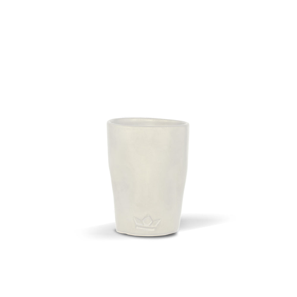 Dutchdeluxes – Groß – Keramik – Handgefertigt – Luxus-Teetasse – Kaffeetasse – Becher – Weiß